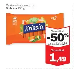 Sorli KRISSIA Bastonets de surimi oferta