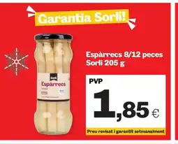 Sorli SORLI Espàrrecs 8/12 peces oferta