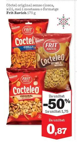 Sorli FRIT RAVICH Còctel original sense closca, xili, mel i mostassa o formatge oferta
