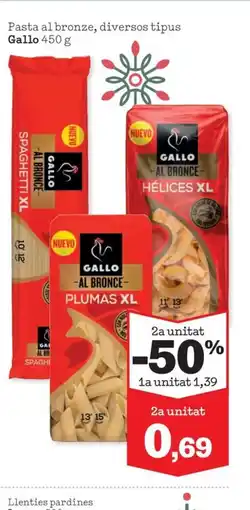 Sorli GALLO Pasta al bronze, diversos tipus oferta