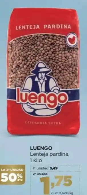 Alimerka Luengo Lenteja pardina, 1 kilo oferta