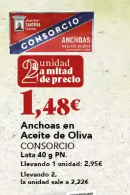Gadis CONSORCIO Anchoas en Aceite de Oliva oferta