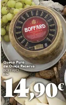 Gadis BOFFARD Queso Puro do Ovoja Rosorva oferta