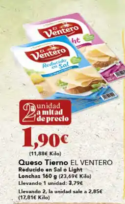 Gadis EL VENTERO Queso Tierno oferta