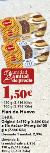Gadis DHUL Flan de Huevo oferta