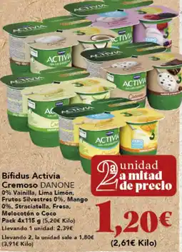 Gadis DANONE Bifidus Activia Cremoso oferta