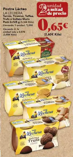 Gadis LA LECHERA Postre Lácteo oferta