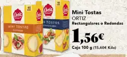 Gadis ORTIZ Mini Tostas Rectangulares o Redondas oferta