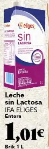 Gadis IFA ELIGES Leche sin Lactosa Entera oferta