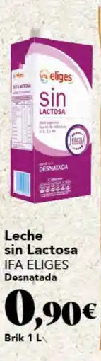 Gadis IFA ELIGES Leche sin Lactosa Desnatada oferta