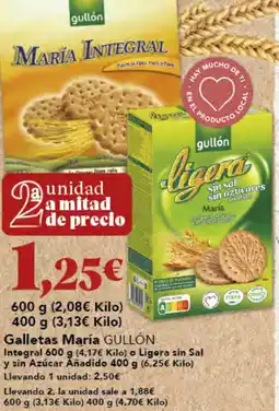 Gadis GULLÓN Galletas María oferta