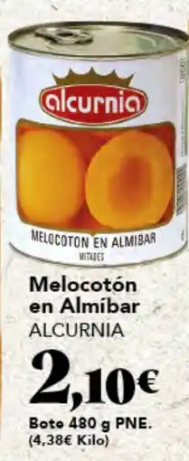 Gadis ALCURNIA Melocotón en Almíbar oferta