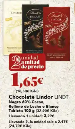Gadis LINDT Chocolate Lindor oferta