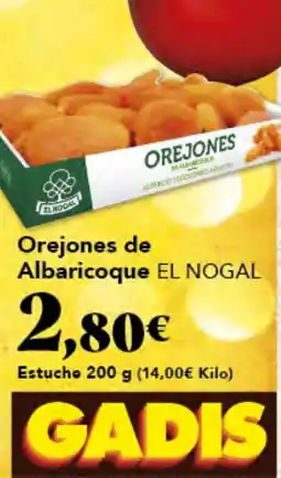 Gadis EL NOGAL Orejones de Albaricoque oferta