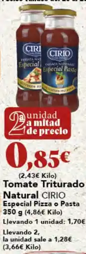 Gadis CIRIO Tomate Triturado Natural oferta