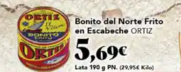 Gadis ORTIZ Bonito del Norte Frito en Escabeche oferta