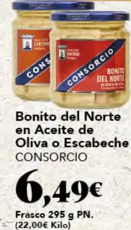 Gadis CONSORCIO Bonito del Norte en Aceite de Oliva o Escabeche oferta