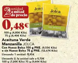 Gadis JOLCA Aceituna Verde Manzanilla oferta