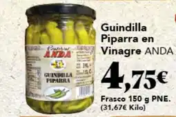 Gadis ANDA Guindilla Piparra en Vinagre oferta