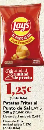 Gadis LAY'S Patatas Fritas al Punto de Sal oferta
