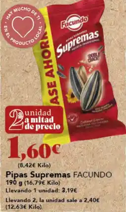 Gadis FACUNDO Pipas Supremas oferta