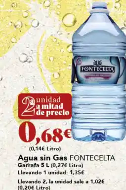 Gadis FONTECELTA Agua sin Gas oferta