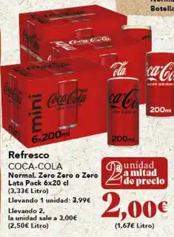 Gadis COCA-COLA Refresco oferta