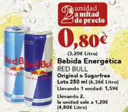 Gadis RED BULL Bull Bebida Energética oferta