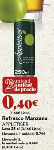 Gadis APPLETISER Refresco Manzana oferta