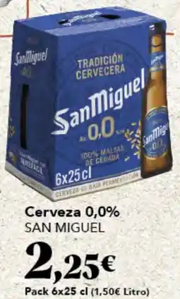 Gadis SAN MIGUEL Cerveza 0,0% oferta