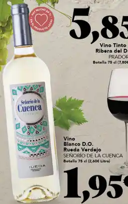 Gadis SEÑORÍO DE LA CUENCA Vino Blanco D.O. Ruoda Vordojo oferta