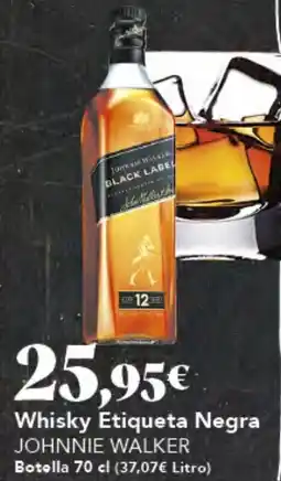 Gadis JOHNNIE WALKER Whisky Etiqueta Negra oferta