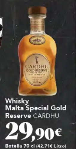 Gadis CARDHU Whisky Malta Special Gold Reserve oferta