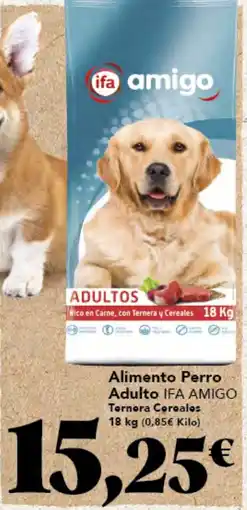 Gadis IFA AMIGO Alimento Perro Adulto oferta