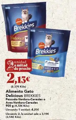 Gadis BREKKIES Alimento Gato Brekkies Delicious oferta