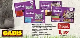 Gadis WHISKAS Alimento Gato oferta