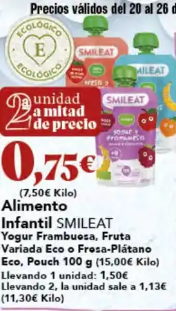 Gadis SMILEAT Alimento Infantil oferta