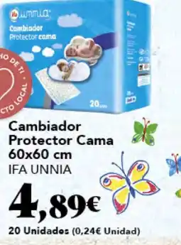 Gadis IFA UNNIA Cambiador Protector Cama 60x60 cm oferta