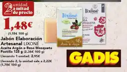 Gadis LIXONÉ Jabón Elaboración Artesanal oferta