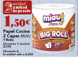 Gadis MIAU Papel Cocina 2 Capas oferta