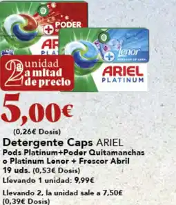 Gadis ARIEL Detergente Caps oferta