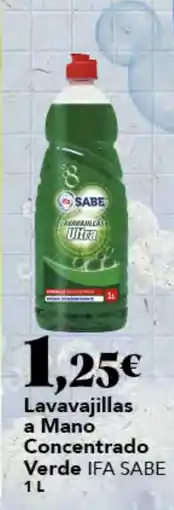Gadis IFA SABE Lavavajillas a Mano Concentrado Verde oferta