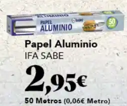 Gadis IFA SABE Papel Aluminio oferta