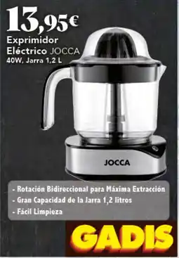 Gadis JOCCA Exprimidor Eléctrico oferta