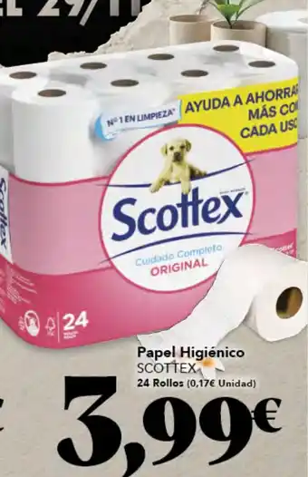 Gadis SCOTTEX Papel Higiénico oferta