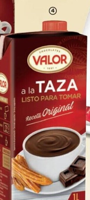 Alimerka Valor Chocolate a la taza listo original, 1 litro oferta