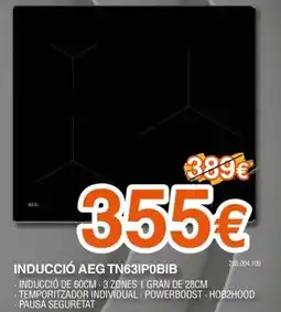 Expert AEG Inducció tn631p0bib oferta