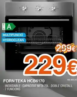 Expert TEKA Forn hcb6170 oferta