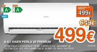 Expert HAIER A.a.i. perla 35 premium oferta