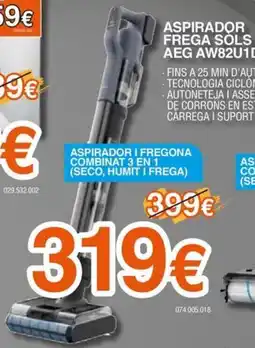 Expert AEG Aspirador frega sols aw82u1db oferta